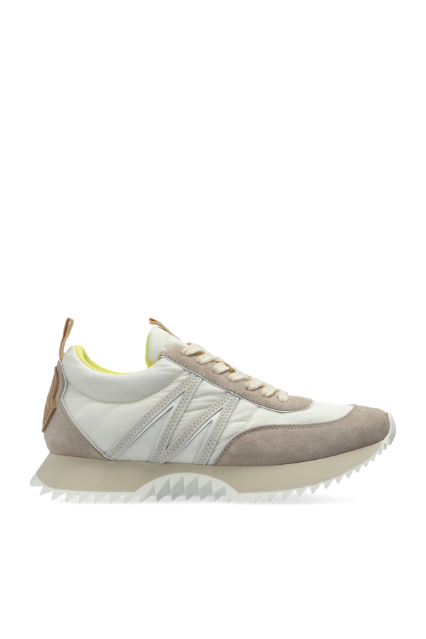 スニーカー MONCLER Woman Sneakers Beige 4M00130M5619 002 モンクレール MONCLER スニーカー ホワイト レディース MONCLER